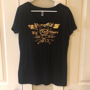 Kip Moore Pretty Girl 2013 tour t-shirt, XL*